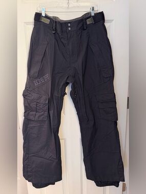 Bonfire Men’s Snowboarding Pants, Black, Large
